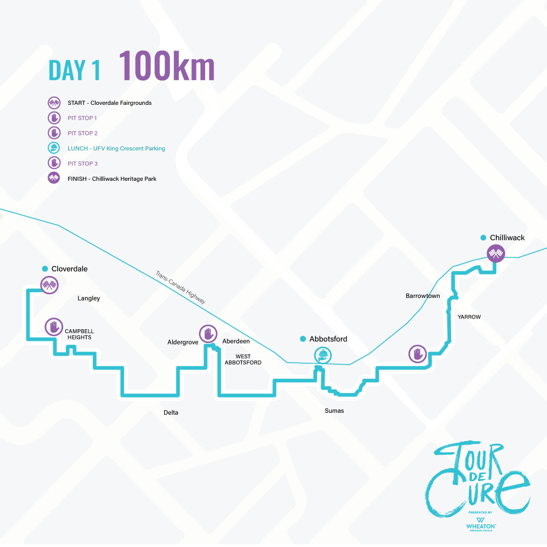 Tour de Cure 2024 - Day 1 Classic Route