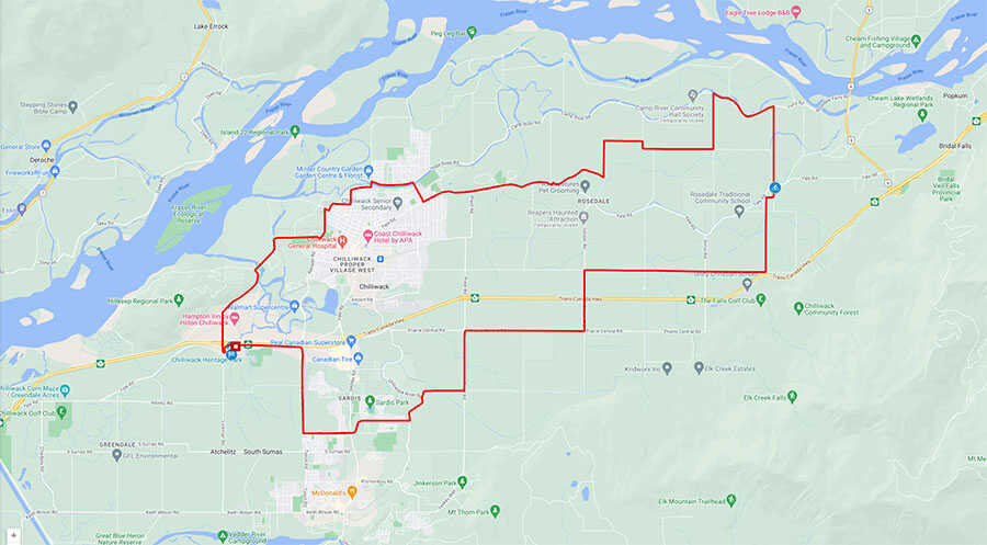 Tour de Cure 50 Km Course Map